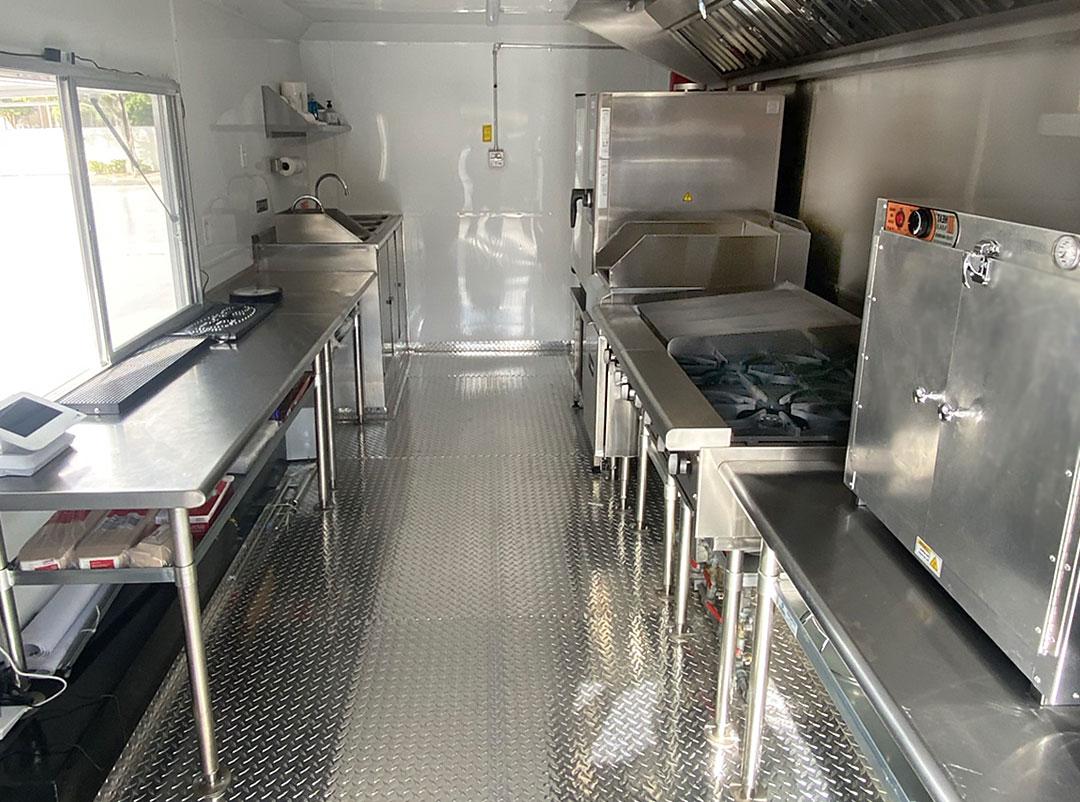 Brulee Food Trailer Kitchen